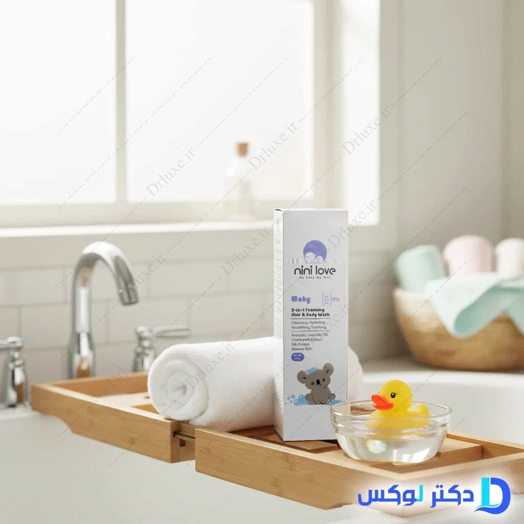 شامپو فوم سر و بدن کودک نی نی لاو